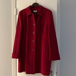 Red car coat